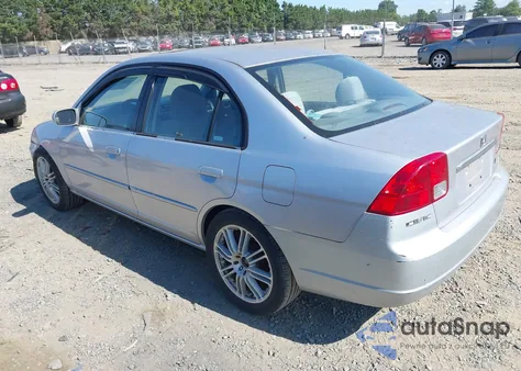 2003 Honda Civic Ex из США, поврежденный, VIN 1HGES25753L006446